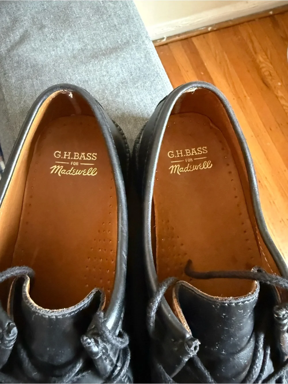 G.H.BASS Wallace x Madewell Leather Moc